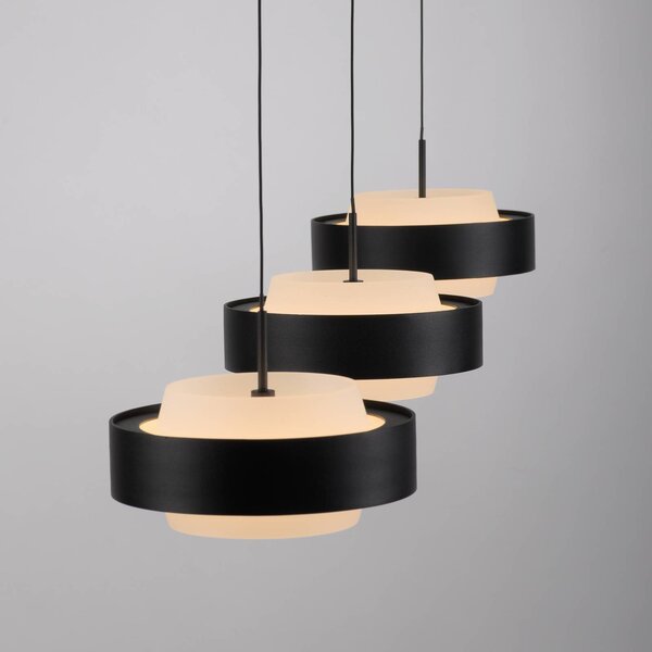 Schöner Wohnen Lampa wisząca Elmo, możliwość ściemniania, czarny, salon / jadalnia, metal, nowoczesny