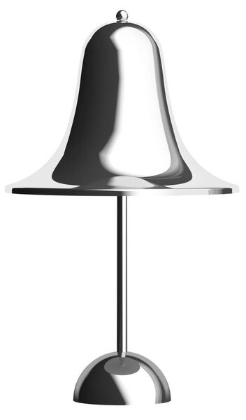 Verpan Lampa stołowa LED Pantop, możliwość ściemniania, chromowy / srebrny, salon / jadalnia, tworzywo sztuczne, design