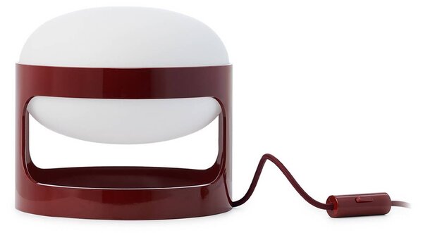 Kartell Lampa stołowa LED K28, czerwony, salon / jadalnia, tworzywo sztuczne, design