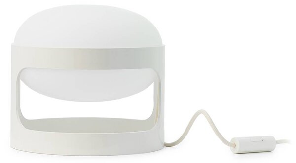 Kartell Lampa stołowa LED K28, biały / opal, salon / jadalnia, tworzywo sztuczne, design