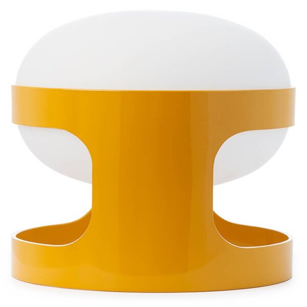 Kartell Lampa stołowa LED K28, żółty / pomarańczowy, salon / jadalnia, tworzywo sztuczne, design