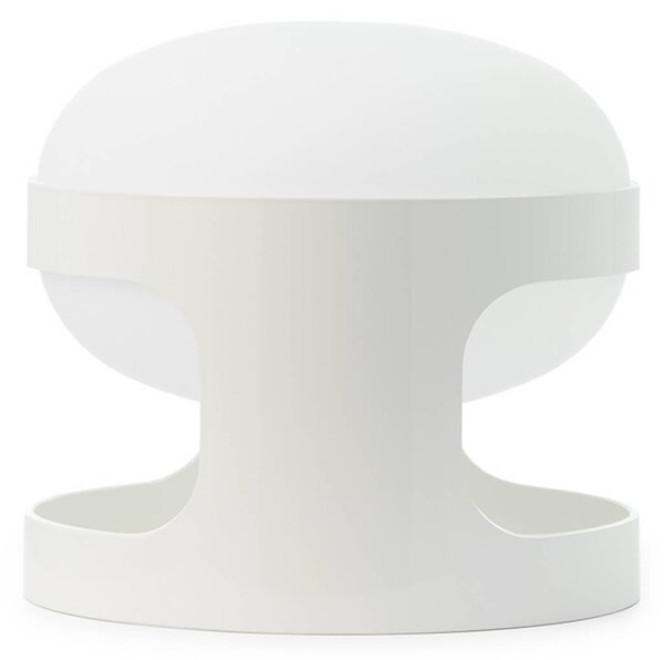 Kartell Lampa stołowa LED K28, biały / opal, salon / jadalnia, tworzywo sztuczne, design