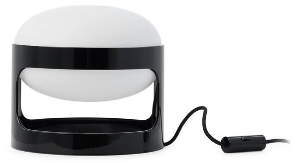 Kartell Lampa stołowa LED K28, czarny, salon / jadalnia, tworzywo sztuczne, design