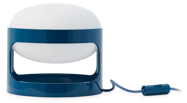 Kartell Lampa stołowa LED K28, niebieski, salon / jadalnia, tworzywo sztuczne, design