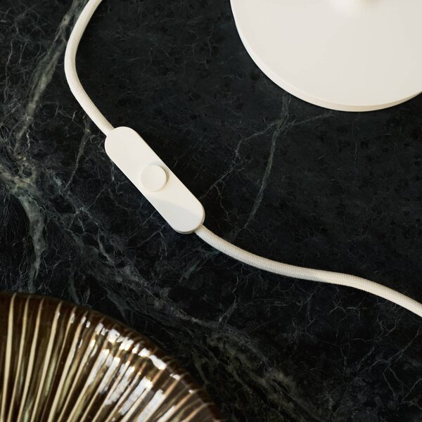 Louis Poulsen Lampa stołowa PH 80, biały / opal, salon / jadalnia, aluminium, skandynawski