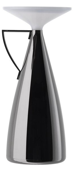Kartell Lampa stołowa LED Camomille, możliwość ściemniania, aluminiowy / szary / cynkowy, salon / jadalnia, tworzywo sztuczne, design