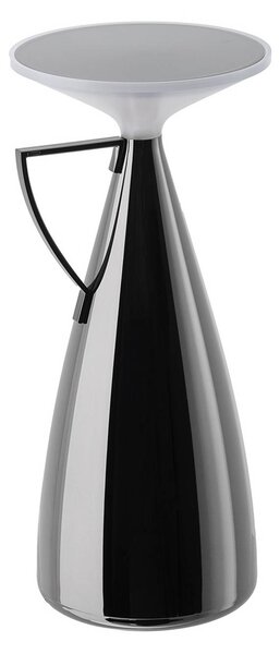 Kartell Lampa stołowa LED Camomille, możliwość ściemniania, aluminiowy / szary / cynkowy, salon / jadalnia, tworzywo sztuczne, design