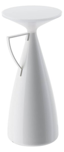 Kartell Lampa stołowa LED Camomille, możliwość ściemniania, biały / opal, salon / jadalnia, tworzywo sztuczne, design