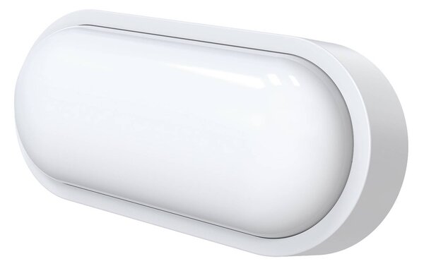MEGATRON Kinkiet zewnętrzny Zella Neo XL, możliwość ściemniania, biały / opal, przedpokój, tworzywo sztuczne