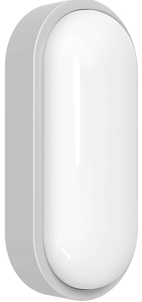 MEGATRON Kinkiet zewnętrzny Zella Neo XL, możliwość ściemniania, aluminiowy / szary / cynkowy, przedpokój, tworzywo sztuczne