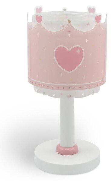 Dalber Lampa stołowa Little Queen, fioletowy / różowy / bladoróżowy, pokój dziecięcy, tworzywo sztuczne
