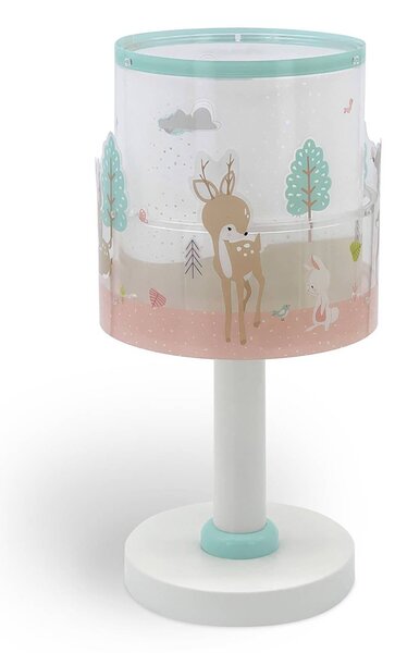 Dalber Lampa stołowa Loving Deer, biały / opal, pokój dziecięcy, tworzywo sztuczne
