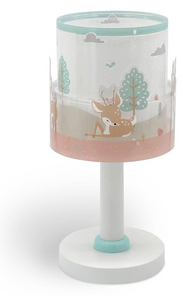 Dalber Lampa stołowa Loving Deer, biały / opal, pokój dziecięcy, tworzywo sztuczne
