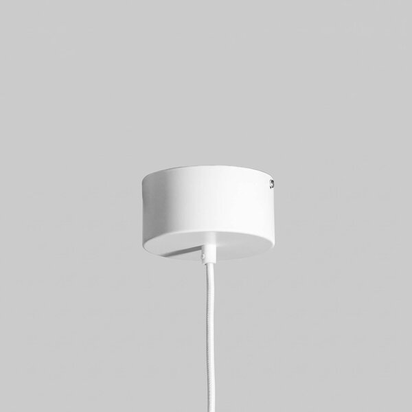 Lampa wisząca Funda Luminex, możliwość ściemniania, biały / opal, salon / jadalnia, metal, nowoczesny