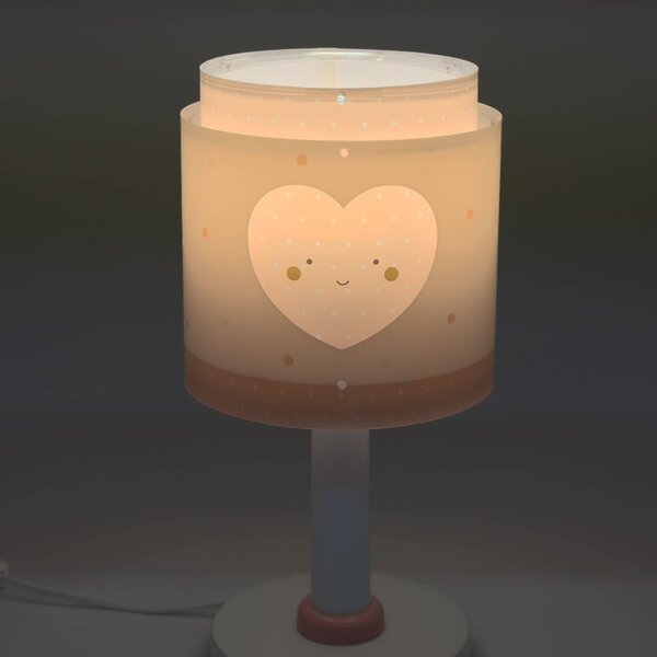Dalber Lampa stołowa Baby Dreams, biały / opal, pokój dziecięcy, tworzywo sztuczne