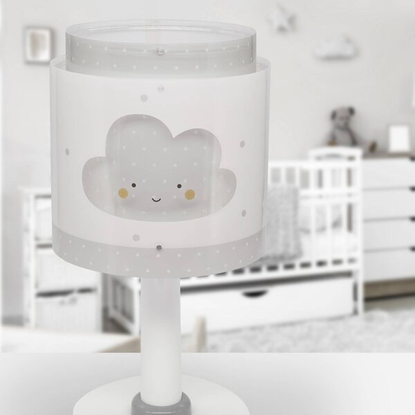 Dalber Lampa stołowa Baby Dreams, biały / opal, pokój dziecięcy, tworzywo sztuczne