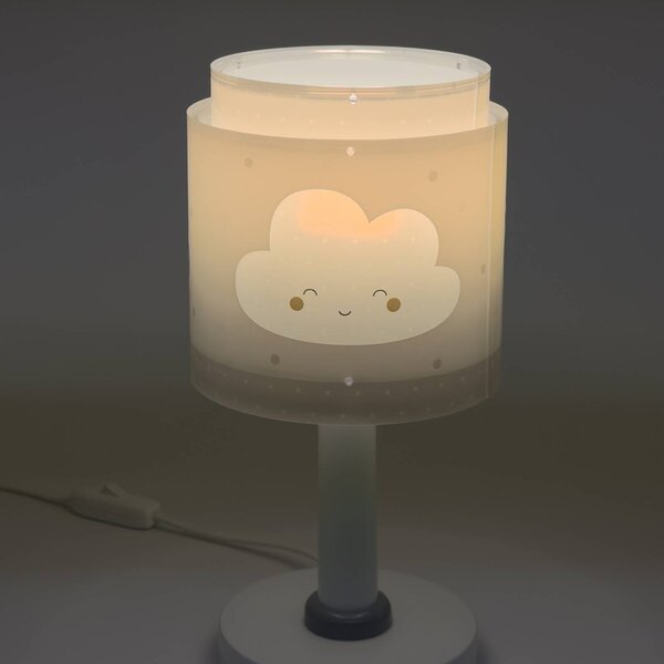 Dalber Lampa stołowa Baby Dreams, biały / opal, pokój dziecięcy, tworzywo sztuczne
