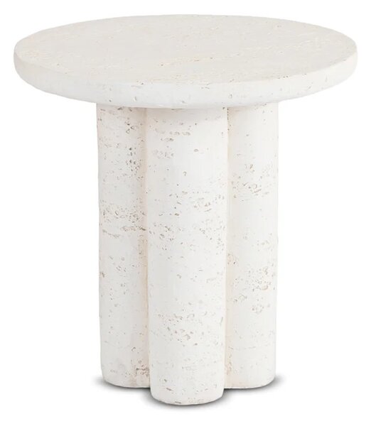 Stolik Kawowy BROK 46 cm Krem/Beż Nowoczesny