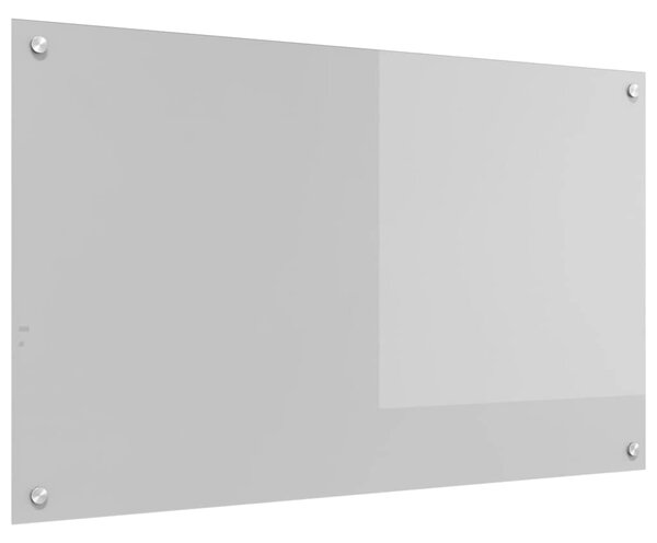 Panel kuchenny Jasnoszary 100 x 60 cm szkło hartowane