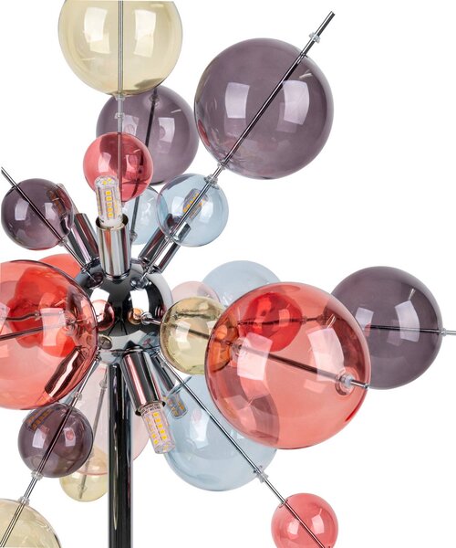 Näve Lampa stołowa Explosion, multikolor, salon / jadalnia, szkło