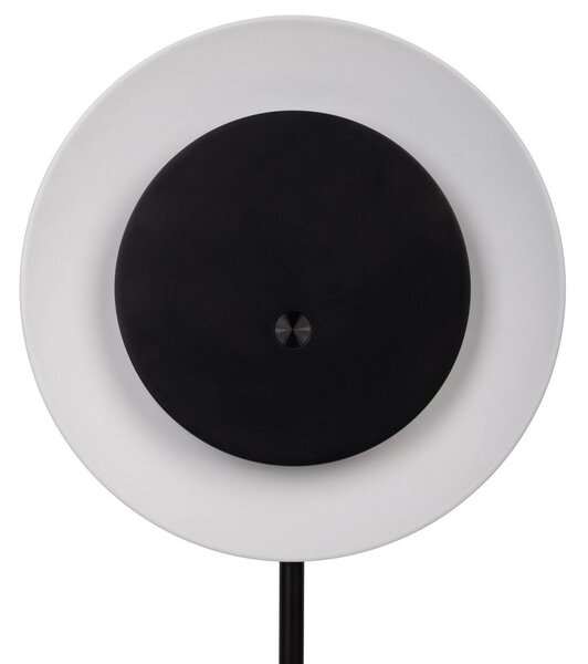 Näve Lampa stołowa LED Solan, możliwość ściemniania, czarny, salon / jadalnia, metal, nowoczesny