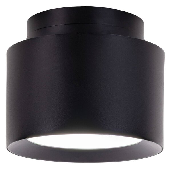 Näve Lampa sufitowa LED Trimes, możliwość ściemniania, czarny, salon / jadalnia, tworzywo sztuczne