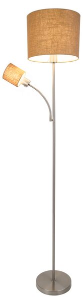 Näve Lampa stojąca Filomena, brązowy / rdzawy, salon / jadalnia, metal
