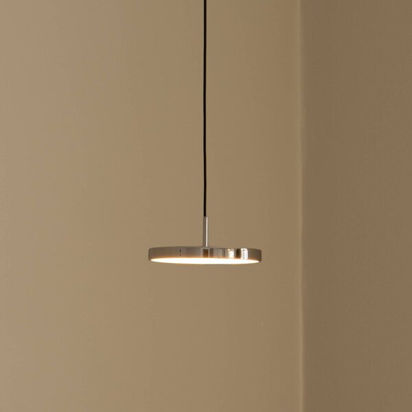UMAGE Lampa wisząca designerska Asteria Micro, możliwość ściemniania, aluminiowy / szary / cynkowy, salon / jadalnia, metal, design