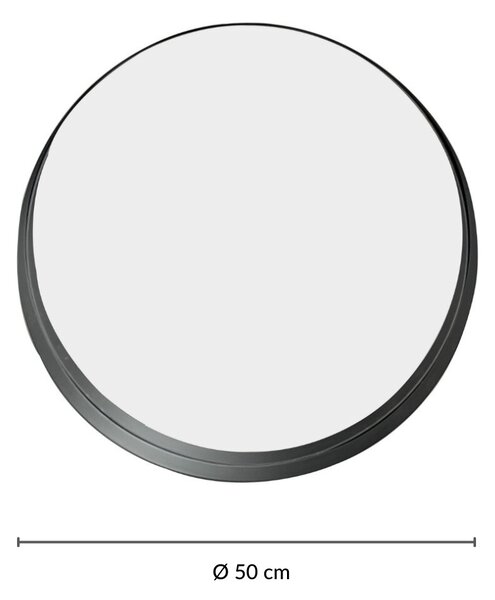 Okrągłe lustro ścienne SVEA, Ø 50 cm