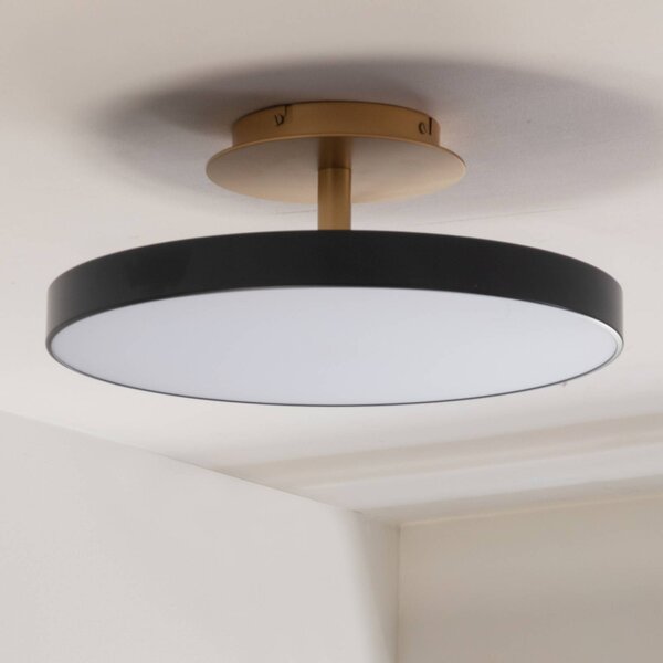 UMAGE Lampa sufitowa designerska Asteria UP PLUS, możliwość ściemniania, czarny, salon / jadalnia, metal, design