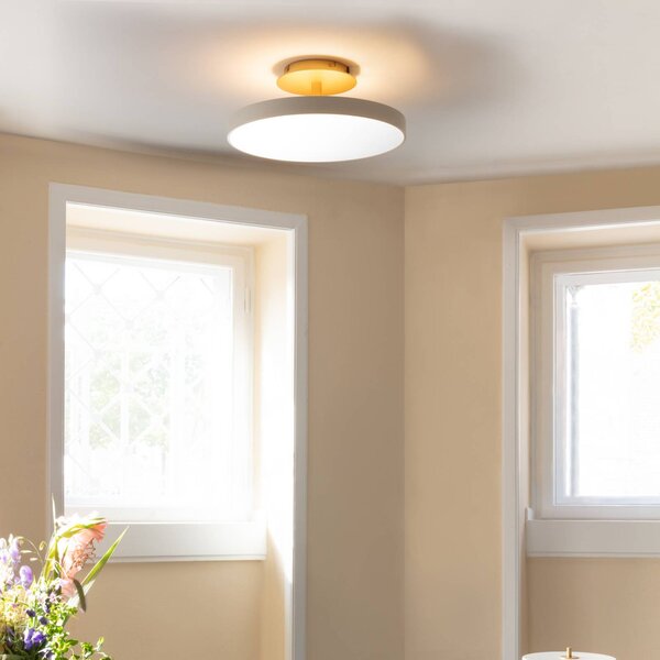 UMAGE Lampa sufitowa designerska Asteria UP PLUS, możliwość ściemniania, kremowy / amber, salon / jadalnia, metal, design