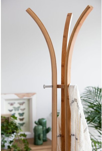 Bambusowy wieszak stojący Compactor Coat & Hat Bamboo