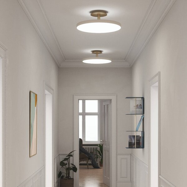 UMAGE Lampa sufitowa designerska Asteria UP PLUS, możliwość ściemniania, kremowy / amber, salon / jadalnia, metal, design