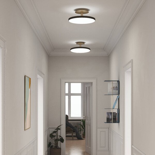UMAGE Lampa sufitowa designerska Asteria UP PLUS, możliwość ściemniania, czarny, salon / jadalnia, metal, design