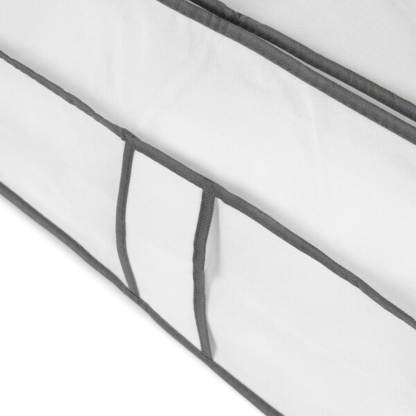 Biały organizer pod łóżko Compactor Underbed White