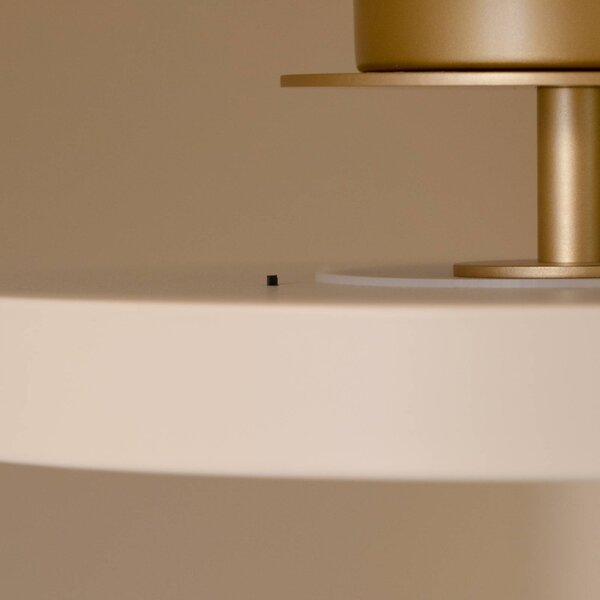 UMAGE Lampa sufitowa designerska Asteria UP PLUS, możliwość ściemniania, kremowy / amber, salon / jadalnia, metal, design
