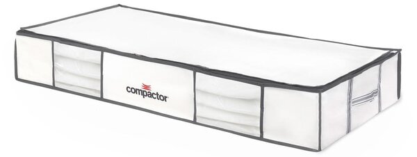 Tekstylno-plastikowe pojemniki próżniowe pod łóżko zestaw 2 szt. 105x45x15,5 cm Life – Compactor
