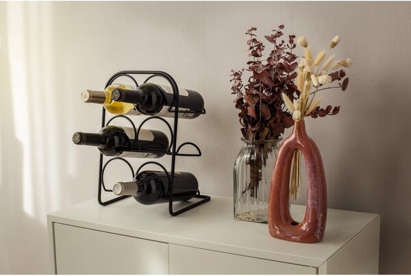 Metalowy stojak na wino na 6 butelek– Compactor