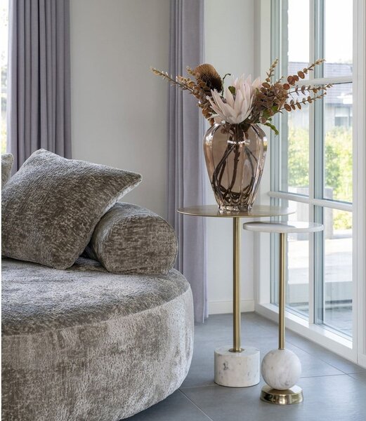 Metalowy okrągły stolik ø 25 cm Salo – House Nordic
