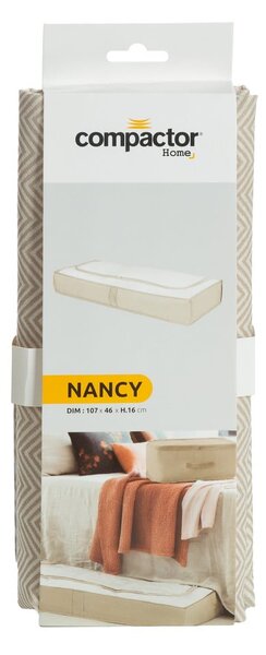 Tekstylny pojemnik pod łóżko Nancy – Compactor