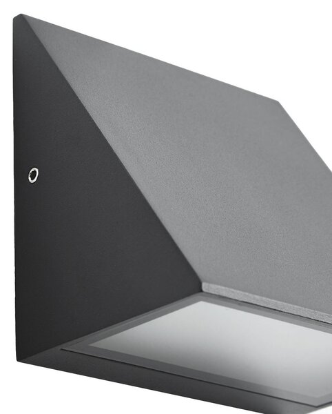 Kinkiet zewnętrzny LED Triava Lindby, czarny, aluminium, nowoczesny