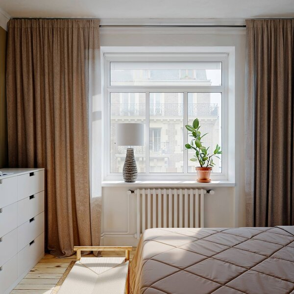 By Rydéns Lampa stołowa Bartha, brązowy / rdzawy, salon / jadalnia, ceramika