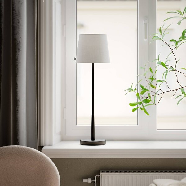 By Rydéns Lampa stołowa Lumi, czarny, salon / jadalnia, metal