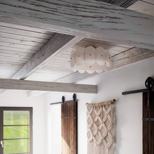 By Rydéns Lampa sufitowa designerska Omlott, możliwość ściemniania, biały / opal, salon / jadalnia, szkło, design