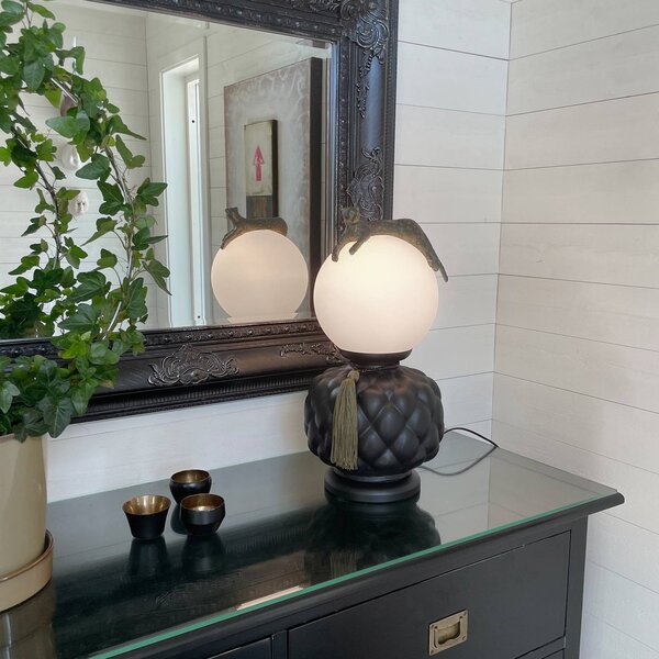 By Rydéns Lampa stołowa design Viva La Diva, czarny, salon / jadalnia, ceramika, design