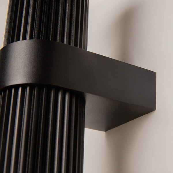 Maytoni Kinkiet DYNAMICS, czarny, salon / jadalnia, aluminium, nowoczesny