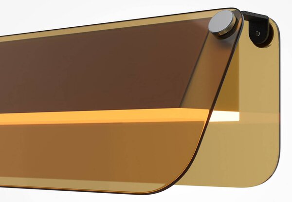 Maytoni Kinkiet LED FLAT, mosiężny / złoty, salon / jadalnia, metal, nowoczesny