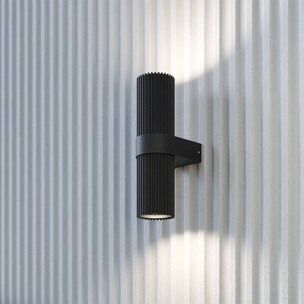 Maytoni Kinkiet DYNAMICS, czarny, salon / jadalnia, aluminium, nowoczesny