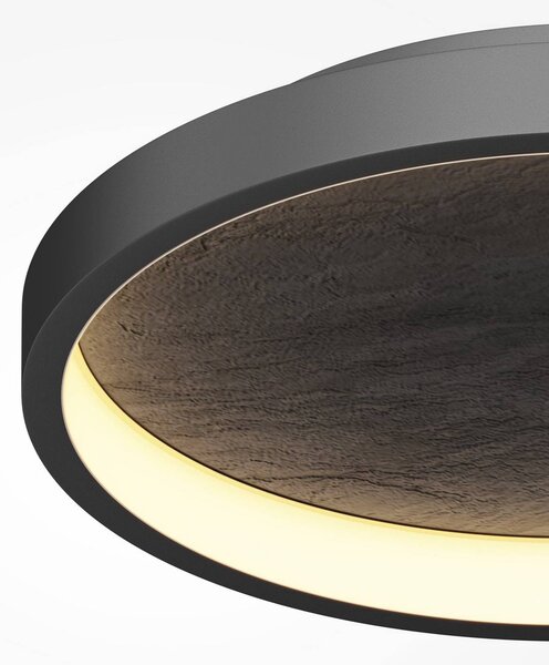 Maytoni Lampa sufitowa LED Orign, czarny, salon / jadalnia, metal, nowoczesny