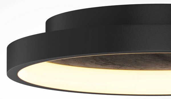 Maytoni Lampa sufitowa LED Orign, czarny, salon / jadalnia, metal, nowoczesny